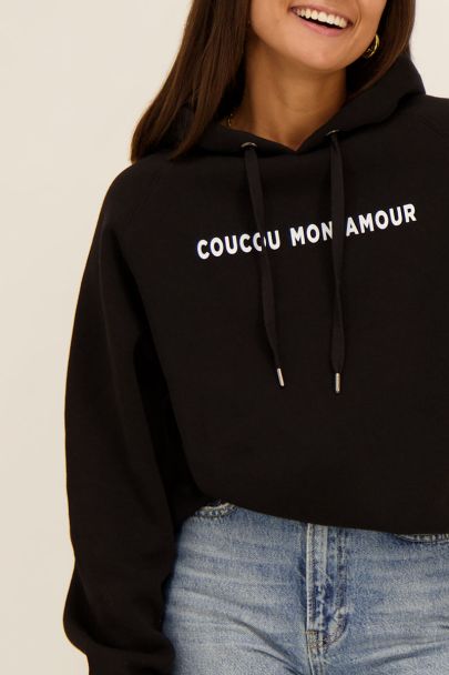 Black Au Revoir hoodie