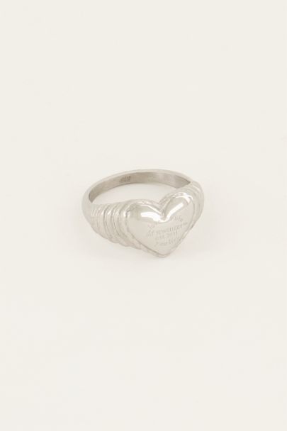 Candy ring met hartje