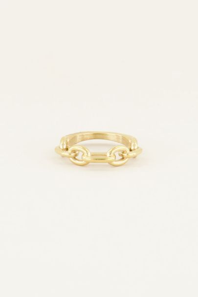 Ring with oval links | Ring with links My Jewellery