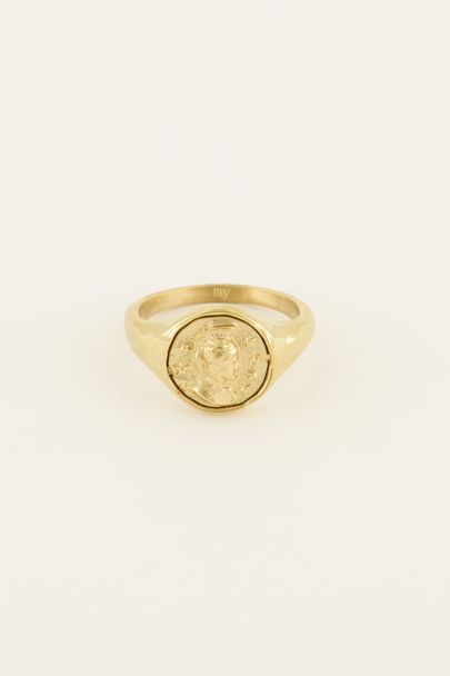 Signet ring with coin | My Jewellery