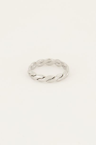 Iconic braided ring
