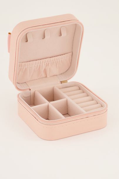 Light pink small jewellery case