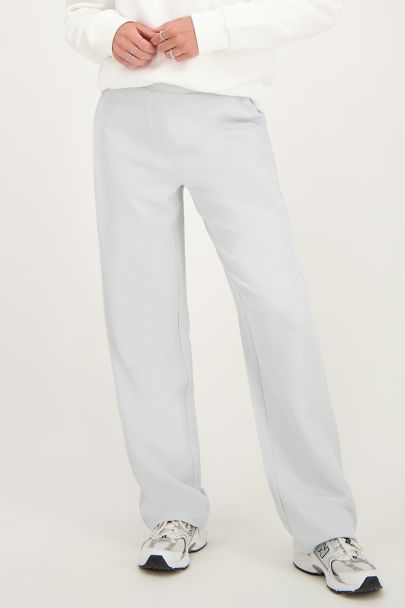 Pantalon bleu clair élastique