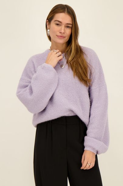 Lilac party sweater