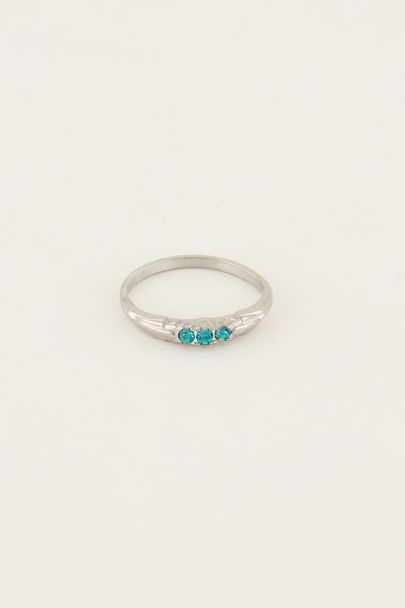 Triple azzuro blue ring | My Jewellery