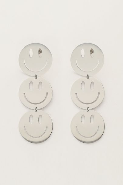 Candy earrings large with smiley | My Jewellery