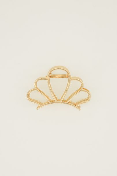 Gold seashell hairclip | My Jewellery