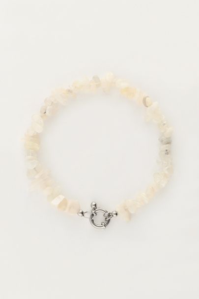 Bracelet Océan avec pierres blanches 