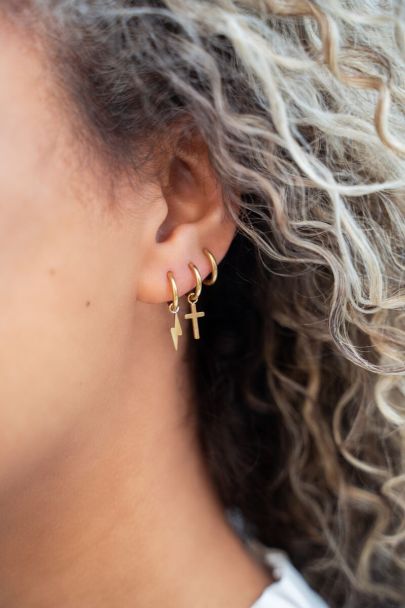 Basic earrings - 0.9 cm