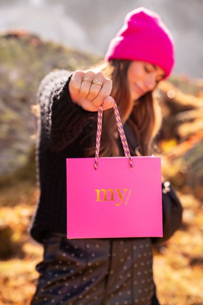 Gift bag small pink