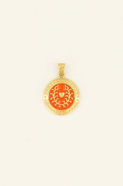 Casa fiore bedel oranje hart | My Jewellery