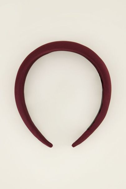 Bordeaux rode haarband satijn look | My Jewellery