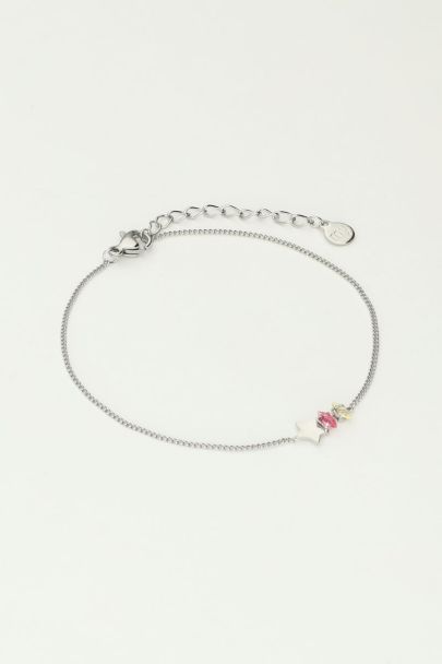 Bracelet with small star & rhinestone