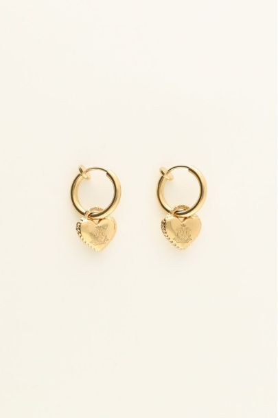 Clip-on earrings heart | My Jewellery