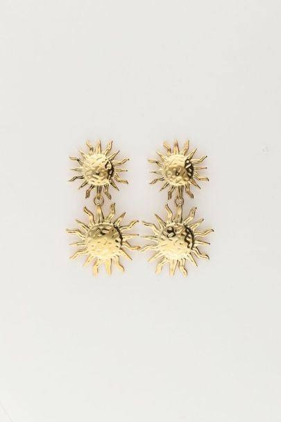 Earrings with two suns | My Jewellery