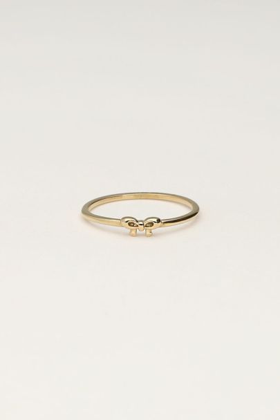 Minimalist ring with bow | My Jewellery
