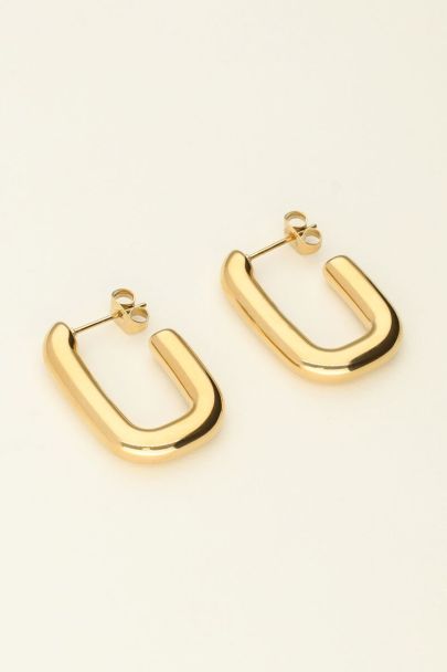 Rectangular drop earrings | My Jewellery