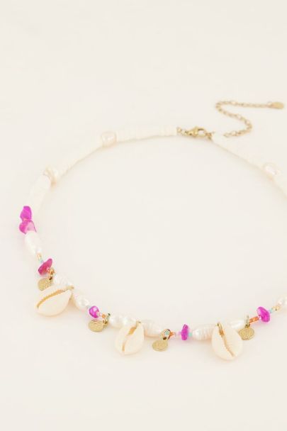 Souvenir seashells & beads necklace  | My Jewellery
