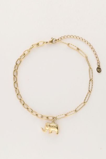 Chain anklet with elephant | My Jewellery