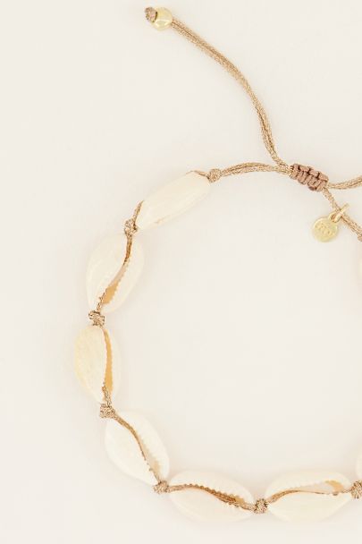 Souvenir schelpen armband/enkelbandje | My Jewellery