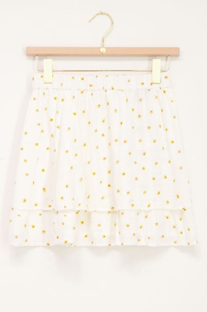 White daisy skirt